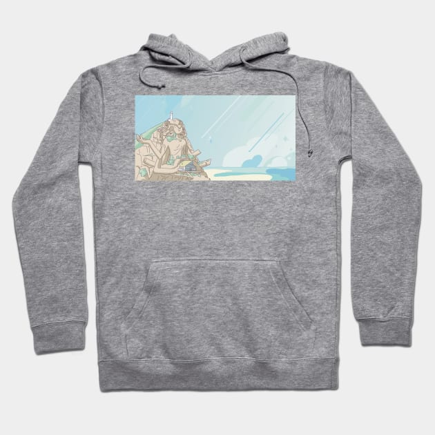 Steven Universe Beach Temple Hoodie by Alex McGoran’s Store